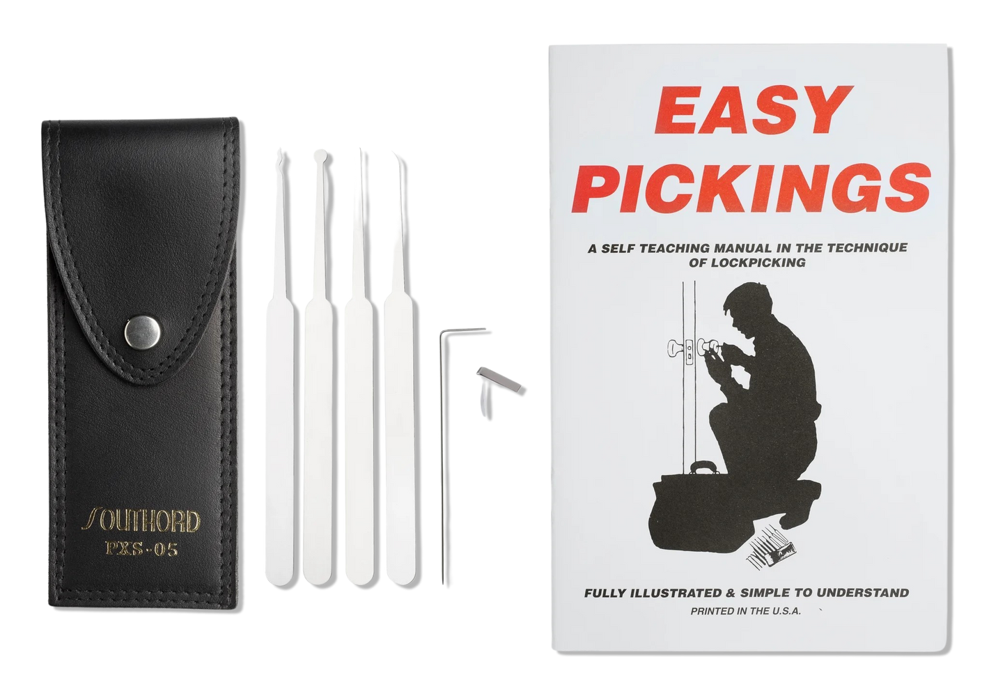 Five Piece Lock Pick Set - PXS-05L
